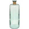 Vase bouteille raphia h75cm