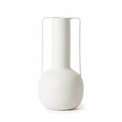 Vase metal anses
