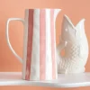 Vase pichet raye