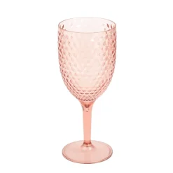 Verre a vin plastique transparen