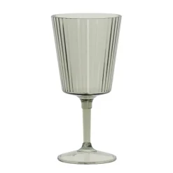 Verre a vin strie gris