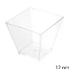 Verrine carree 6cl x12