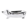 Vide poche chien chrome