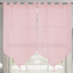 Vitrage x2 elegance 60x90cm rose