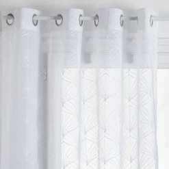 Voilage brod mia blc 140x240