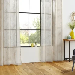 Voilage devo feuil lin 140x240
