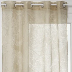 Voilage devo feuil lin 140x240