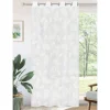 Voile feuillette 140x240cm blanc
