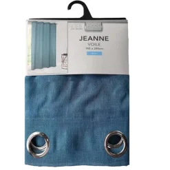Voile jeanne 140x240cm bleu