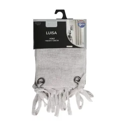 Voile luisa taupe