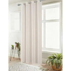 Voile teinte a rayures 140x240cm